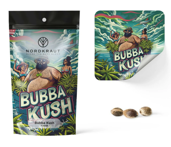Samen 3x Bubba Kush fem. Nordkraut